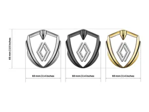 Renault Metal Emblema Insignia Resistente De Lujo Tacto